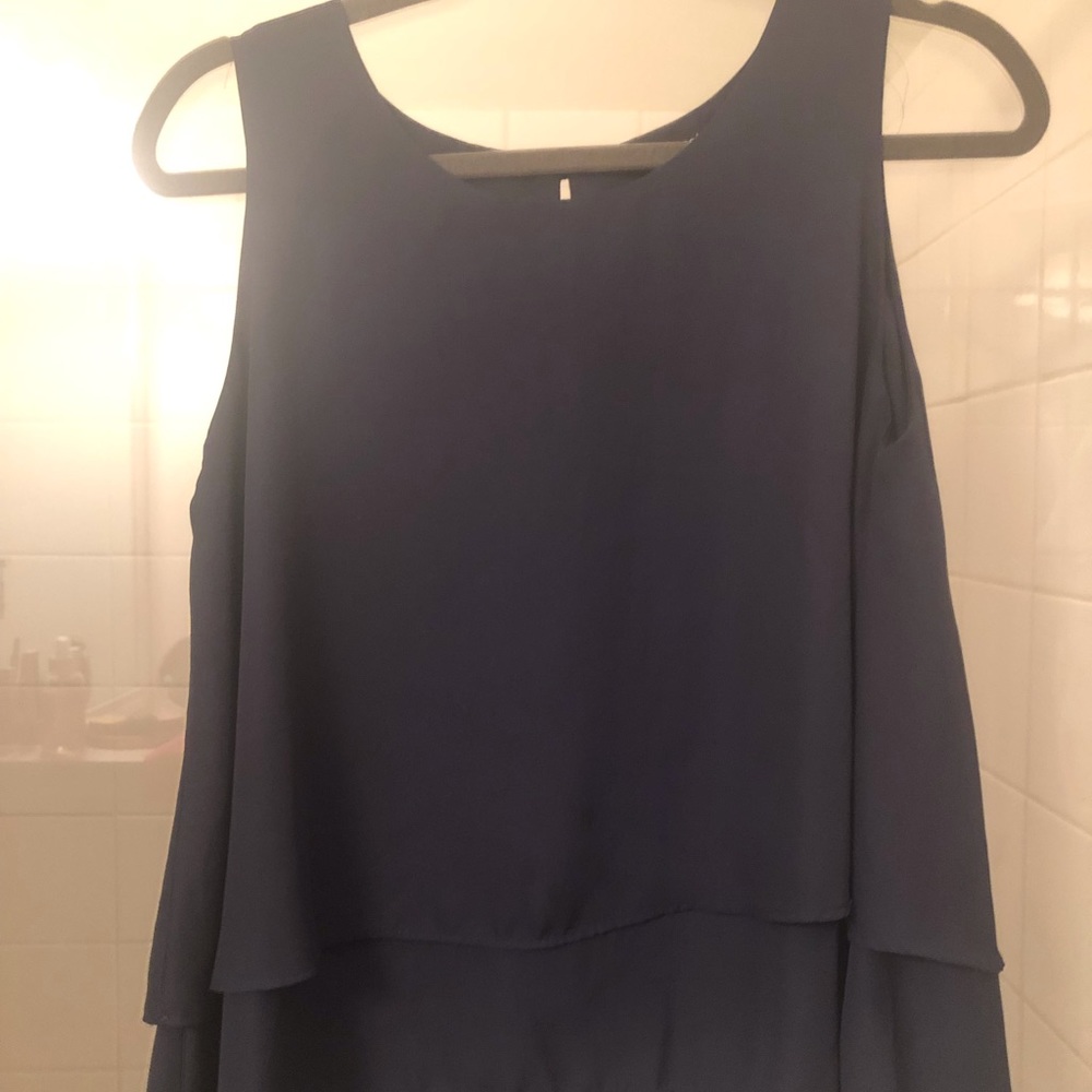 Blue tank top
